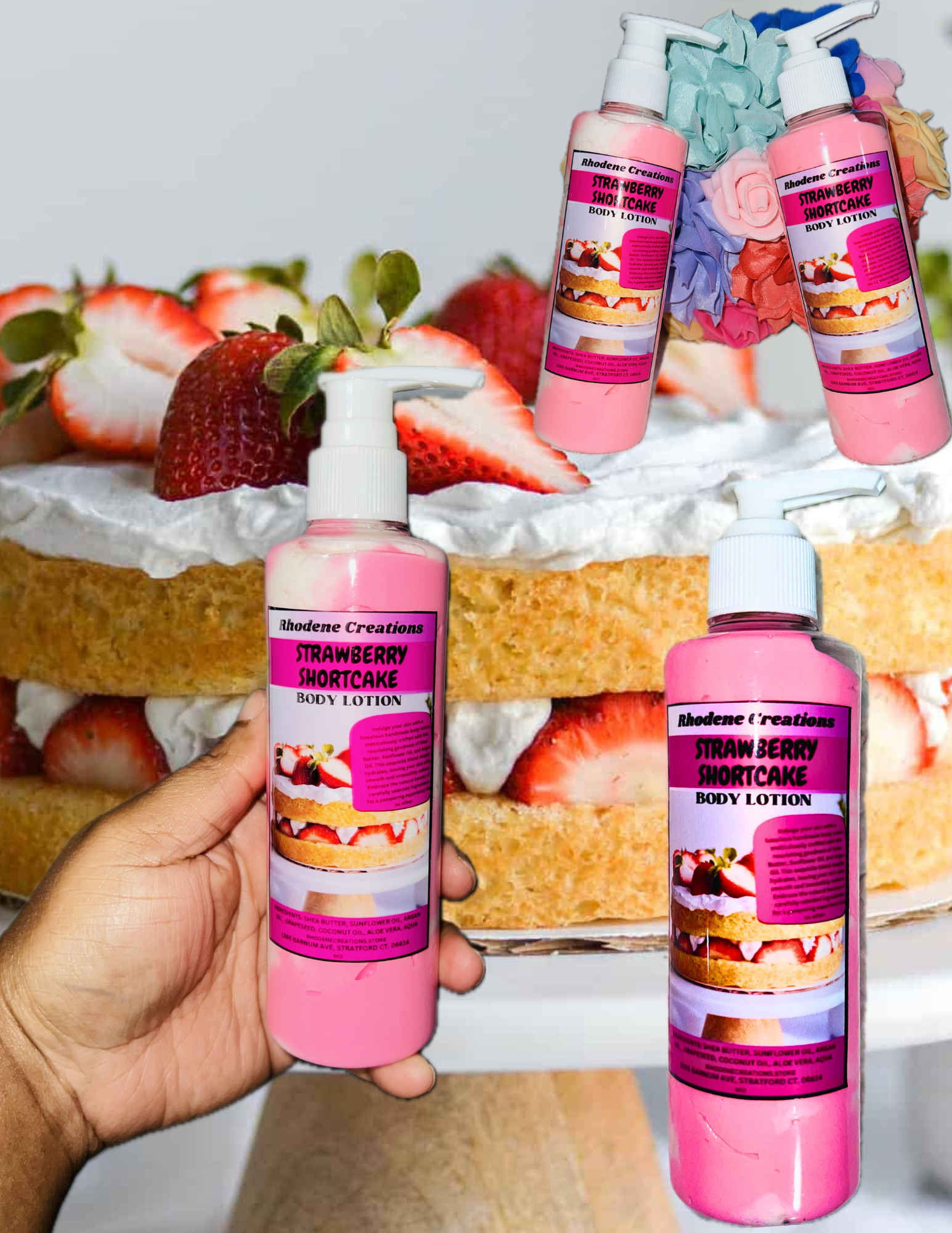 Strawberry Shortcake Lotion – Rhodene Creations LLC